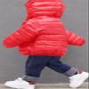 Toddler Baby Girl Winter Puffer Jacket Coat Hooded Light Weight Padded Outwear Red 2-3T view 4