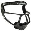 CHAMPRO Rampage Fastpitch Softball Fielders Ultra Lightweight Protective Face Mask , Heather Black, Youth view 2