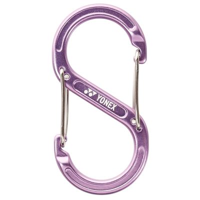 YONEX AC503 Tennis Badminton Accessory Carabiner, Shine Pink