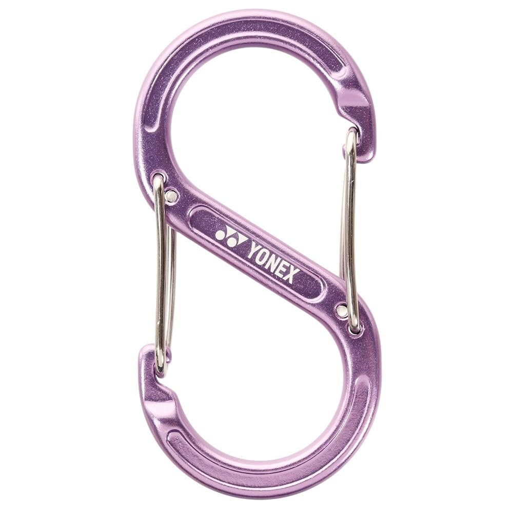 YONEX AC503 Tennis Badminton Accessory Carabiner, Shine Pink