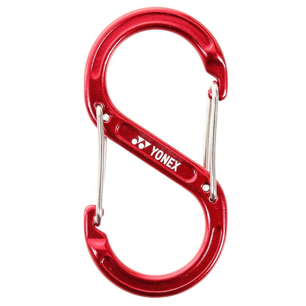 YONEX AC503 Tennis Badminton Accessory, Carabiner, Shine Red