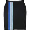 Alfani Womens Striped Business Pencil Skirt Black-Ivory S view 1