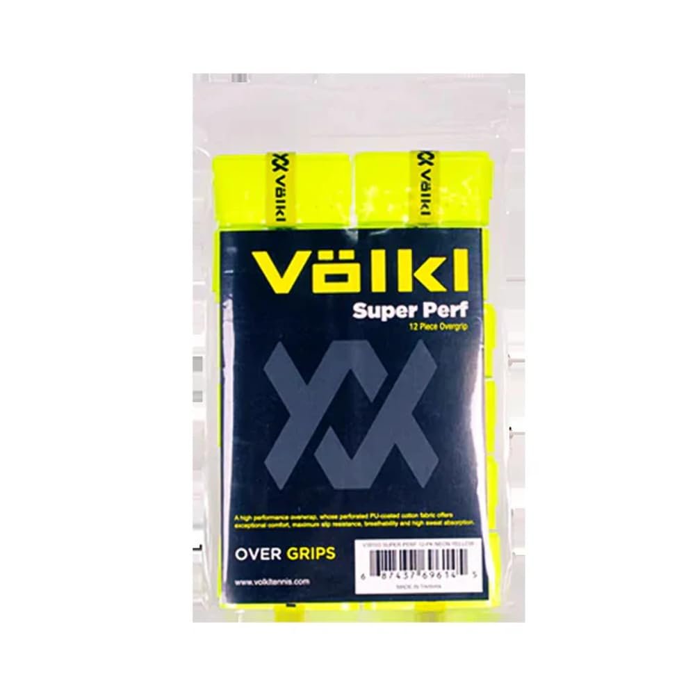 Volkl Super Perforated Grip | Cotton | Overwrap | High Performance Tennis Grip