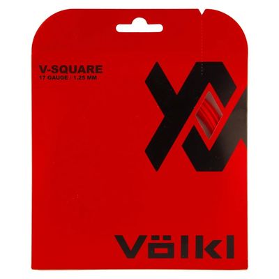 VOLKL V-Square | Tennis Racquet String | Ultimate Spin & Firm Feel | Co-Polymer Square Shape