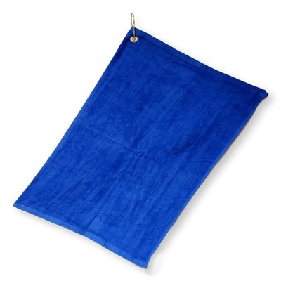 101 BEACH Cotton Golf Bag Towel with Clip (Royal Blue)