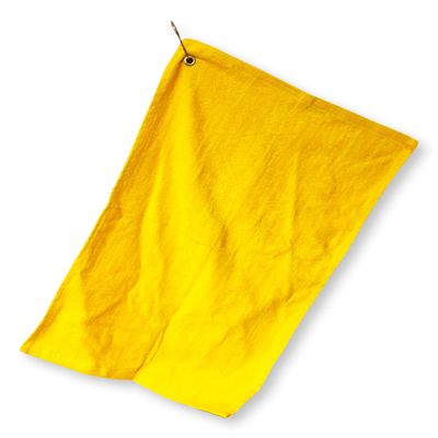 101 BEACH Cotton Golf Bag Towel with Clip (Gold)