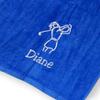101 BEACH Personalized Women's Golf Bag Towel with Embroidered Name (Royal - Embroidered Name Woman) view 2