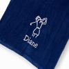 101 BEACH Personalized Women's Golf Bag Towel with Embroidered Name (Navy - Embroidered Name Woman) view 2