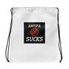 Antifa Sucks Drawstring bag view 1