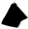 101 BEACH Personalized Women's Golf Bag Towel with Embroidered Name (Black - Embroidered Name Woman) view 3