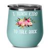 HollyWood & Twine Speech Therapist Gifts SLP Wine Tumbler Gift for Speech Language Pathologist SLP Therapy Tumbler Floral Insulated Hot Cold Cup BPA Free view 1