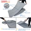 BROWINT Thermolite Sleeping Bag Liner with Double Zippers, Adds up to 25F, 87"x40" Extra Large Sleep Sack for Hotel, Pillow Pockek; Mummy Sleep sack liner for Camping; Stretch Thermal for Cold Weather view 2