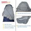 BROWINT Thermolite Sleeping Bag Liner with Zippers for Cold Weather, Lightweight Mummy with Hood & Rectangular Sleep Sack for Adult, Adds Warmth, Thermal Travel Liner, All Season view 3