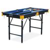 RACK Leo 4-Foot Folding Pool Table (Blue)  Portable & Beginner Friendly, Mini, Table Top, Tiny Pool Table, Mesa de Billar  Perfect for Home, Family view 1