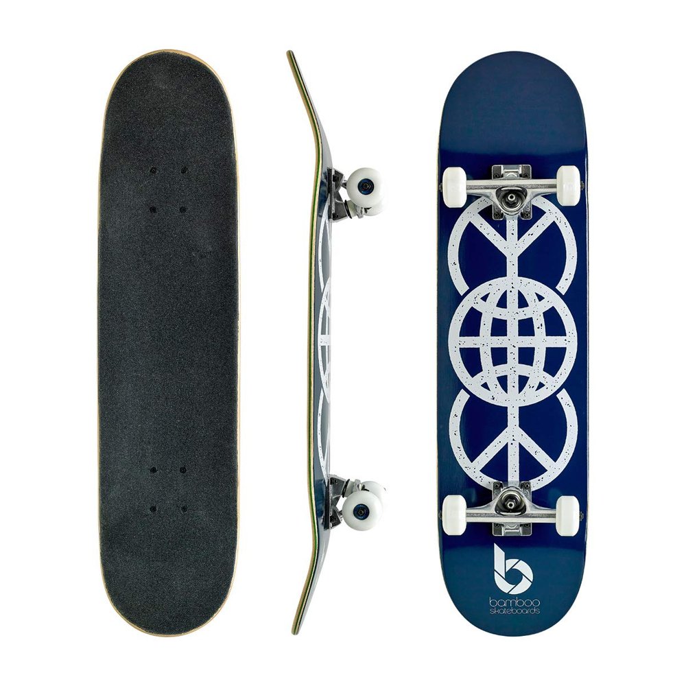Bamboo Skateboards Complete Skateboard - More Pop, Lighter, Stronger & Lasts Longer Than Most Decks- Includes Deck, Trucks, Wheels, Hardware, ABEC 7 Bearings, Grip Tape, & Bonus Y Tool, 8.0