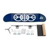 Bamboo Skateboards Complete Skateboard - More Pop, Lighter, Stronger & Lasts Longer Than Most Decks- Includes Deck, Trucks, Wheels, Hardware, ABEC 7 Bearings, Grip Tape, & Bonus Y Tool, 8.0 view 2