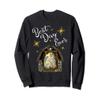 Christmas Nativity Jesus Best Day Ever Manger Christian Sweatshirt view 1