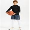 DEVOROPA Youth Boys Compression Thermal Shirts Long Sleeve Undershirt Fleece Baselayer Mock Top Black M view 3