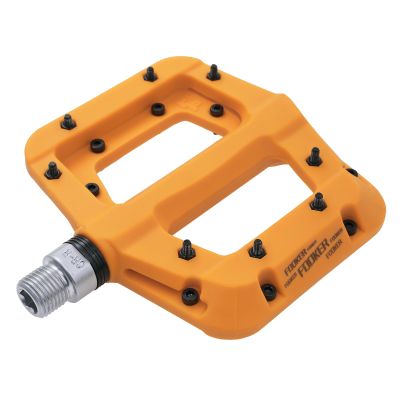 FOOKER MTB Pedals Mountain Bike Pedals 3 Bearing Non-Slip Lightweight Nylon Fiber Bicycle Platform Pedals for BMX MTB 9/16"