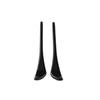 NicelyFit Replacement Ear Socks Temple Socks Tips Sleeves For RB Sunglasses Glass Frames RB3025 RB3026 etc. TT003 (Black - 1 Pair) view 1