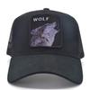 Animal Baseball Cap Patch Embroidered Unisex Women Low Profile Trucker Hat Men Plain Mesh Adjustable Outdoor Sport Hunt Ball Caps (Wolf) view 1