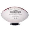 Personalized Custom Football - Dad to Son - Mom to Son - Grandpa to Grandson - Grandma to Grandson - Graduation Birthday Wedding (Full Size Regulation, Personalized) view 1