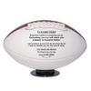 Personalized Custom Football - Dad to Son - Mom to Son - Grandpa to Grandson - Grandma to Grandson - Graduation Birthday Wedding (Full Size Regulation, Personalized) view 2