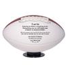 Personalized Custom Football - Dad to Son - Mom to Son - Grandpa to Grandson - Grandma to Grandson - Graduation Birthday Wedding (Mini 9", to Our Son) view 1