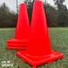 LVL10 Pro Training Cones - 12" Large Soccer Cones for Sports Training - for Basketball, Football, Basketball and Agility Drills - Soccer Field Markers That Won't Crack, Slide or Fly view 3