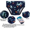 Boboking Little Boys Briefs Dinosaur Truck Toddler Kids Underwear (Pack of 6) 9/10Y view 2