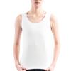 MISWSU Cotton Thermal Long Tank Top Compression Chest Binder for Tomboy Trans Lesbian(White,XL) view 1