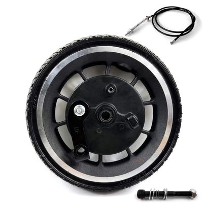 8-inch Scooter Wheel With Brake 8 Inch Solid Wheel With Drum Brake 200mm Tubeless Tyre And Expansion Brake The Hub Width 45mm (wheel and axle cable)