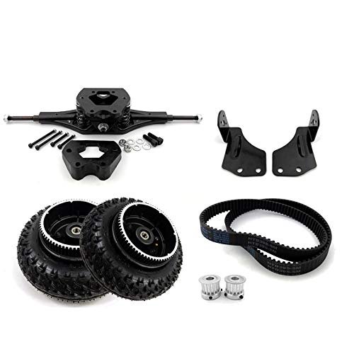 L-faster Off Road Skateboard Truck Mountain Longboard 11 Inch Truck DIY Parts for Off Road Skateboard Downhill Board Components (kit 4)