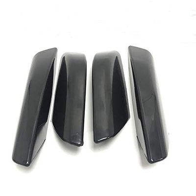 IDENUONA Roof Rails Rack Leg Cover End Cap Protection Cover Shell for Toyota 4Runner N210 2003-2009 (Black)