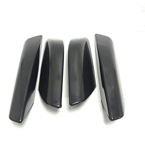 IDENUONA Roof Rails Rack Leg Cover End Cap Protection Cover Shell for Toyota 4Runner N210 2003-2009 (Black)