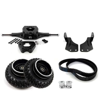 L-faster Off Road Skateboard Truck Mountain Longboard 11 Inch Truck DIY Parts for Off Road Skateboard Downhill Board Components (kit 3)