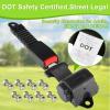 61 Inch Retractable DOT SeatBelts Street Legal 4 Passenger(2+2) Golf Cart Seat Belts Kit Bracket Fits EZGO TXT Yamaha Club Car DS (NOT FIT 2 Passenger Club Car Precedent Yamaha G29 Drive EZGO RXV) view 4
