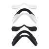 Galvanic Replacement Nosepads for Oakley Razor Blade Sunglass - White + Black view 1