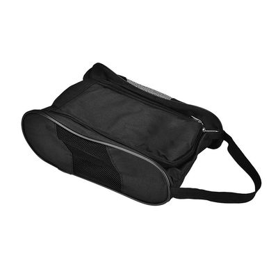 Breathable Sports Shoes Case Portable Athletic Shoes Storage Bag Shoes Pocket (Black)