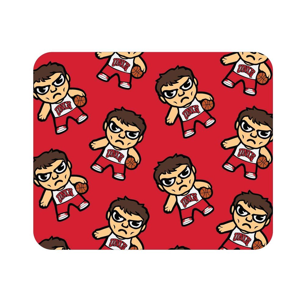 OTM Essentials University of Nevada - Las Vegas Standard Fabric Mouse Pad, Desk Accessories, Standard Fabric Gaming Mouse Pad, Tokyodachi Mascot All Over
