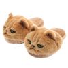 Millffy Unisex Kids Girls 3D Big Head Realistic Kitty Cat Womens Tabby cat Plush Fuzzy Slippers Ladies House Slippers(US 4-6, You are Finished) view 1