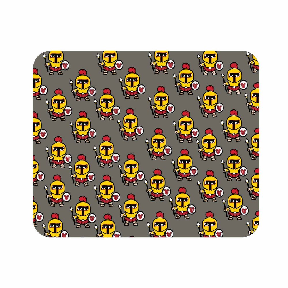 OTM Essentials University of Tampa Standard Fabric Mouse Pad, Desk Accessories, Standard Fabric Gaming Mouse Pad, Tokyodachi Mascot All Over
