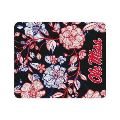 Mouse Pad, Fabric, University of Mississippi Standard/Floral Lace