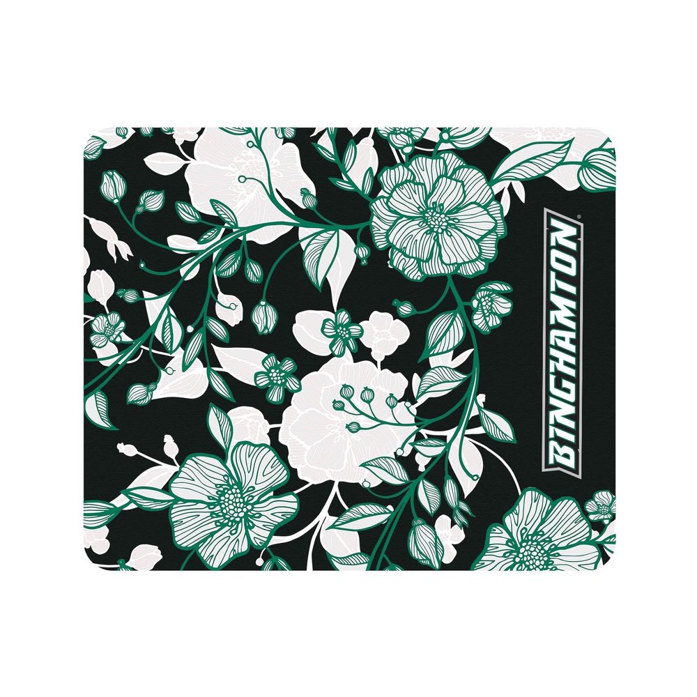 Mouse Pad, Fabric, Binghamton University Standard/Floral Lace