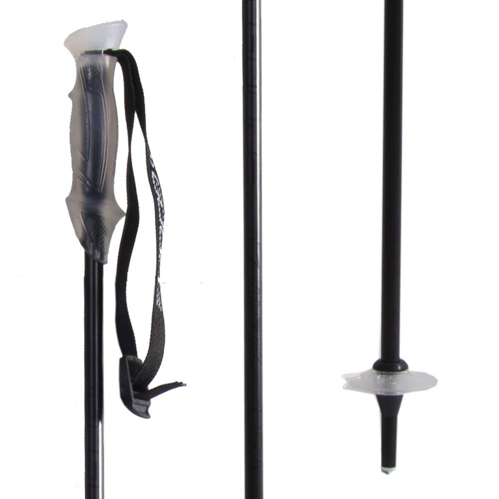 Goode - G-Max (Set of 2) - Firm, Lightweight, Flexible shafts take Advantage of The Shock Absorption Properties of Carbon to ehnance Your Skiing Experience (Plus Black, 46in/115cm)