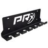 PRx Performance Six Barbell Storage Rack, Heavy Duty Olympic Gym Vertical 6 Bar Holder, Hanging Wall Mounted, USA Made Steel, Powder Coated Black (Hanging 6 Bar) view 1