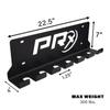 PRx Performance Six Barbell Storage Rack, Heavy Duty Olympic Gym Vertical 6 Bar Holder, Hanging Wall Mounted, USA Made Steel, Powder Coated Black (Hanging 6 Bar) view 3