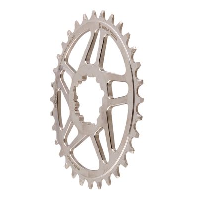 Wolf Tooth Elliptical Direct Mount Oval Mountain Bike Chainring for Cane Creek and SRAM Cranks for Shimano 12spd (32t, Drop-Stop ST, PowerTrac, Boost, MTB)