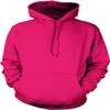 Tcombo Distressed Black USA Flag - United States Unisex Hoodie Sweatshirt (Pink - Back Print, Large) view 2