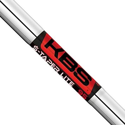 KBS $ Taper Lite Iron Shafts - 370 PT - Steel - Chrome 4-PW - R Flex - 7 Shafts